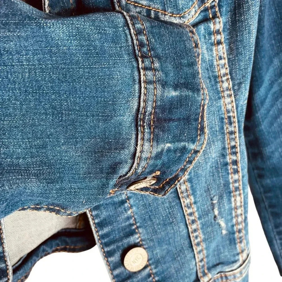 Aeropostal Medium Wash Denim Jacket - Picture 8 of 14